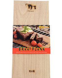 TJ's Lekka Braai | Products | TJ's Oak braai plank